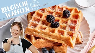 Belgische Waffeln 🧇✨  fluffig und lecker  Einfach Backen [upl. by Casie]