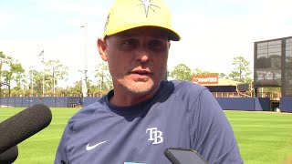 Rays pitchers and catchers have first workout [upl. by Albrecht]