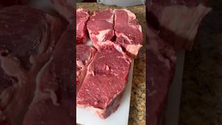 How To Cut New York Steaks 🥩 [upl. by Bhayani]