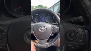 How to reset the service light  message on a 2015 Toyota Auris [upl. by Glasgo]