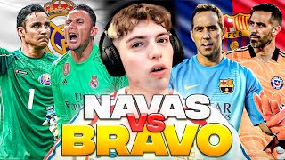 KEYLOR NAVAS vs CLAUDIO BRAVO  ¿QUIEN ES MEJOR [upl. by Taber]