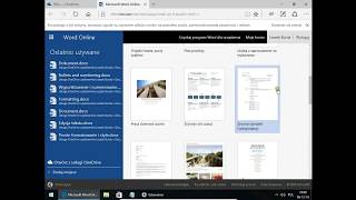 Jak korzystać z Worda za darmo  Word Online [upl. by Herbie]