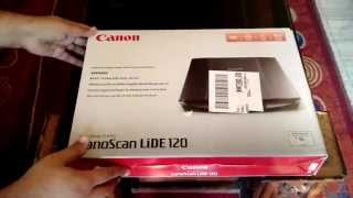 Canon CanoScan Lide 120 Unboxing [upl. by Nnylirak]