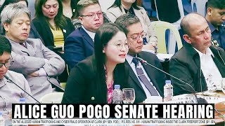 Alice Guo Hearing Part 2 CHINESE BAMBAN Mayor POGO Operations Senate Hearing Alice Guo [upl. by Talya991]