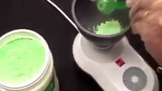 Alginate mixing with machine spatulation [upl. by Cartie]