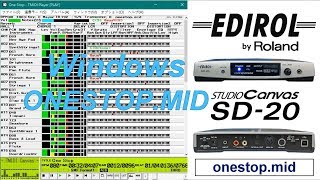 Windows ONESTOPMID  Roland Edirol SD20 Studio Canvas [upl. by Enait84]