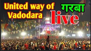 United way of Vadodara Live Garba 2023 navratri 8th Day  Gujarat [upl. by Aidiruy]