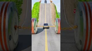 CRAZY Crash Tests BeamNG Drive Cars Vs Bollardsfyp shorts beamngcrashes car autodriver [upl. by Worthington]