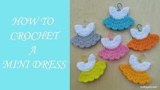 How to Crochet a Mini Dress [upl. by Tesil538]