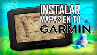 Cómo INSTALAR MAPAS GRATUITOS en un GPS GARMIN [upl. by Ydnas]