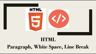 HTML Tutorial 3 HTML Paragraph White Space Line Break Web Development [upl. by Rosenblum]