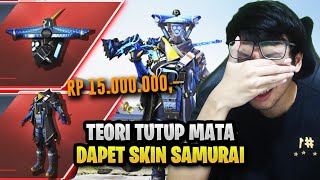 TOP UP 15 JUTA PAKE TEORI TUTUP MATA LANGSUNG DAPET SKIN SAMURAI  PUBG MOBILE [upl. by Ynaitirb]