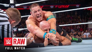 FULL MATCH John Cena vs Cesaro – United States Title Match Raw July 6 2015 [upl. by Imij]