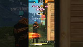 Lion 🦁 is King 👑 free fire edit gaming freefire funny shorts [upl. by Mundford411]