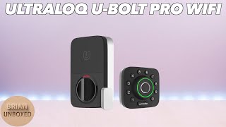 Ultraloq U Bolt Pro WiFi Smart Lock  Full Review amp Demo [upl. by Moersch]