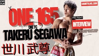 Takeru Segawa 世川 武尊 ONE 165 PreFight Interview [upl. by Enyrehtac]