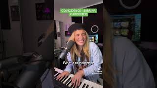 Coincidence  Sabrina Carpenter pianocover cover singer [upl. by Emelina]