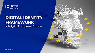 Webinar Digital Identity Framework  a bright European future [upl. by Glassco]