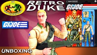 UNBOXING  GI Joe Classified Series  RETRO DUKE  Hasbro toys gijoe actionfigures [upl. by Kelvin]