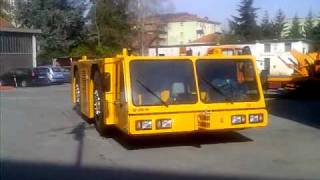 Fresia SP300  60Ton Tow Tractor running around the factory [upl. by Lashar70]