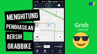 Cara Menghitung penghasilan bersih Grabbike [upl. by Fionnula]