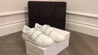 Unboxing of VALENTINO sneakers [upl. by Nemzaj]