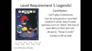 Neopets Battledome TCG Defenders of Neopia LR 5 Legends Review [upl. by Nwahsit752]