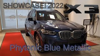 SHOWCASE 2022 BMW X3 xDrive30i Phytonic Blue on Cognac [upl. by Oates]