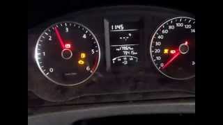 VW17059 VW T5 20TDi CAA MANUAL 2012 ENGINE TESTING [upl. by Hakeem]