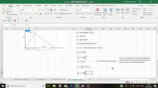 SCS triangular unit hydrograph  Hydrology [upl. by Ardnayek]