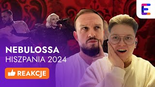 EUROWIZJA 2024 ðŸ‡ªðŸ‡¸ HISZPANIA Nebulossa  Zorra  REAKCJE [upl. by Ralleigh]