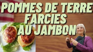 Pommes de terre farcies au jambon [upl. by Darom]