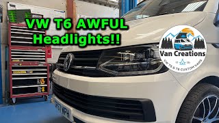 How To Install VW T6 THQ V3 LED Headlights  Part 1  Bulbs [upl. by Eniawd]