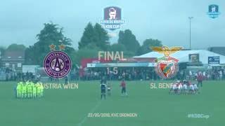 KDBCup 2016 FINAL  FK Austria Wien  SL Benfica 15 [upl. by Ellord891]