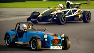 Caterham 620R vs Ariel Atom 35R  Fifth Gear [upl. by Christis]