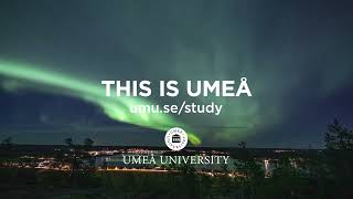 This is Umeå University Sweden  Northern Lights [upl. by Theone]