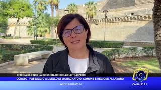 Corato  Passaggio a livello di via Bagnatoio Comune e Regione al lavoro [upl. by Araiek609]