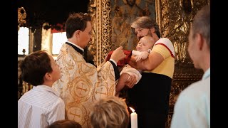 Christening of Aris at St Lazarus Church Larnaca [upl. by Orodisi]