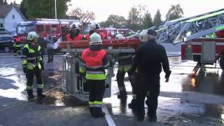 Kreisübung Lochau Interview mit Beobachter der Feuerwehr [upl. by Annemarie]