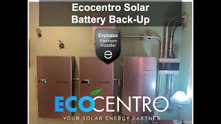 Another solar battery backup system installation by Ecocentro [upl. by Autrey]