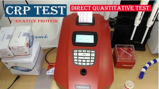 CRP Test Procedure ।। Direct Quantitative Test Procedure in Mispa i2 Protein Analyzer [upl. by Raybourne]