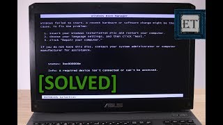 Solved Windows Failed to Start A Recent Hardware or Software Change Might Be The Cause [upl. by Margalit386]