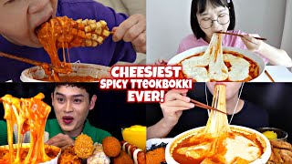 EXTREMELY CHEESY TTEOKBOKKI VS MUKBANGERS🤯🙀🤯 [upl. by Adnuhser]