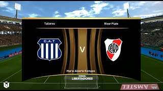 Talleres vs River Plate ● Copa Libertadores 2024 ● Gameplay Pes 2021 [upl. by Scarlett366]