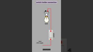 How to connect switch holder connection  switch holder connection kese kare electrical skills [upl. by Odnam710]