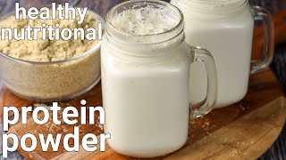 homemade weight loss protein powder in 10 minutes  protein shake recipes  healthy diet recipe [upl. by Fred]