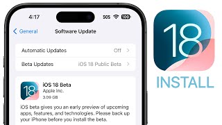 iOS 18 Public Beta Released  How to Install [upl. by Kung]