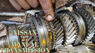 NISSAN 27 MANUAL TRANSMISSION OVERHAUL [upl. by Hobey960]