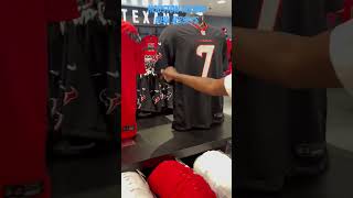 Houston Texans New Jerseys Closer Look ￼👀 houstontexans cjstroud shorts willanderson [upl. by Sauveur156]