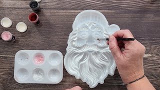 2079 Delightful Resin Santa Face Christmas Ornament [upl. by Cochrane]